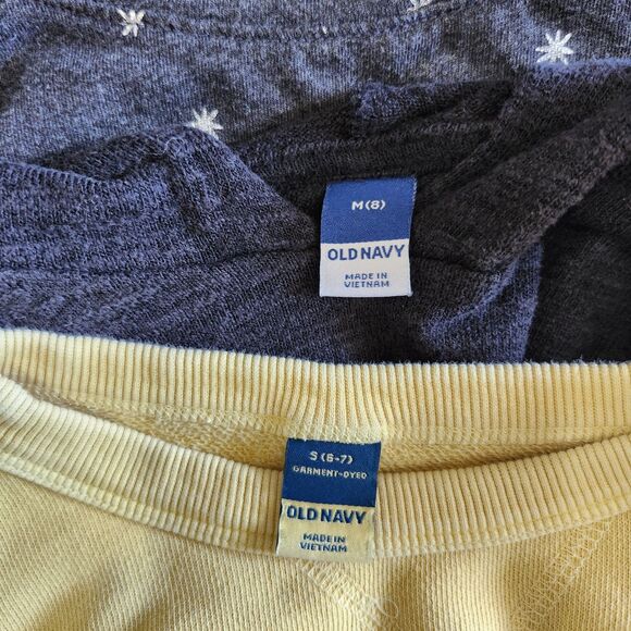 Old Navy Girls Clothing Lot Sz 6 7 8 Fall Winter Tops Hoodie Dress Crop Bundle - Picture 15 of 16